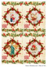 Christmas mix 2, декупажная карта от Base of art, формат А4
