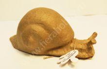 Фигурка из папье-маше, объемная, мал, улитка, 20,5х9,5х8,8 см