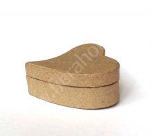Фигурка из папье-маше Decopatch, коробка-сердце кривое малое 6х8х3 см