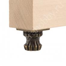 Фурнитура для шкатулок "ножка" 3.4 x 2 см 5 х 4 шт. №02 бронза, Mr. Carving
