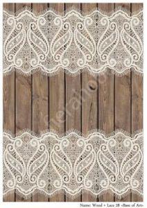 Fierahobby.ru - Декупажная карта Base of art. Wood+Lace 28